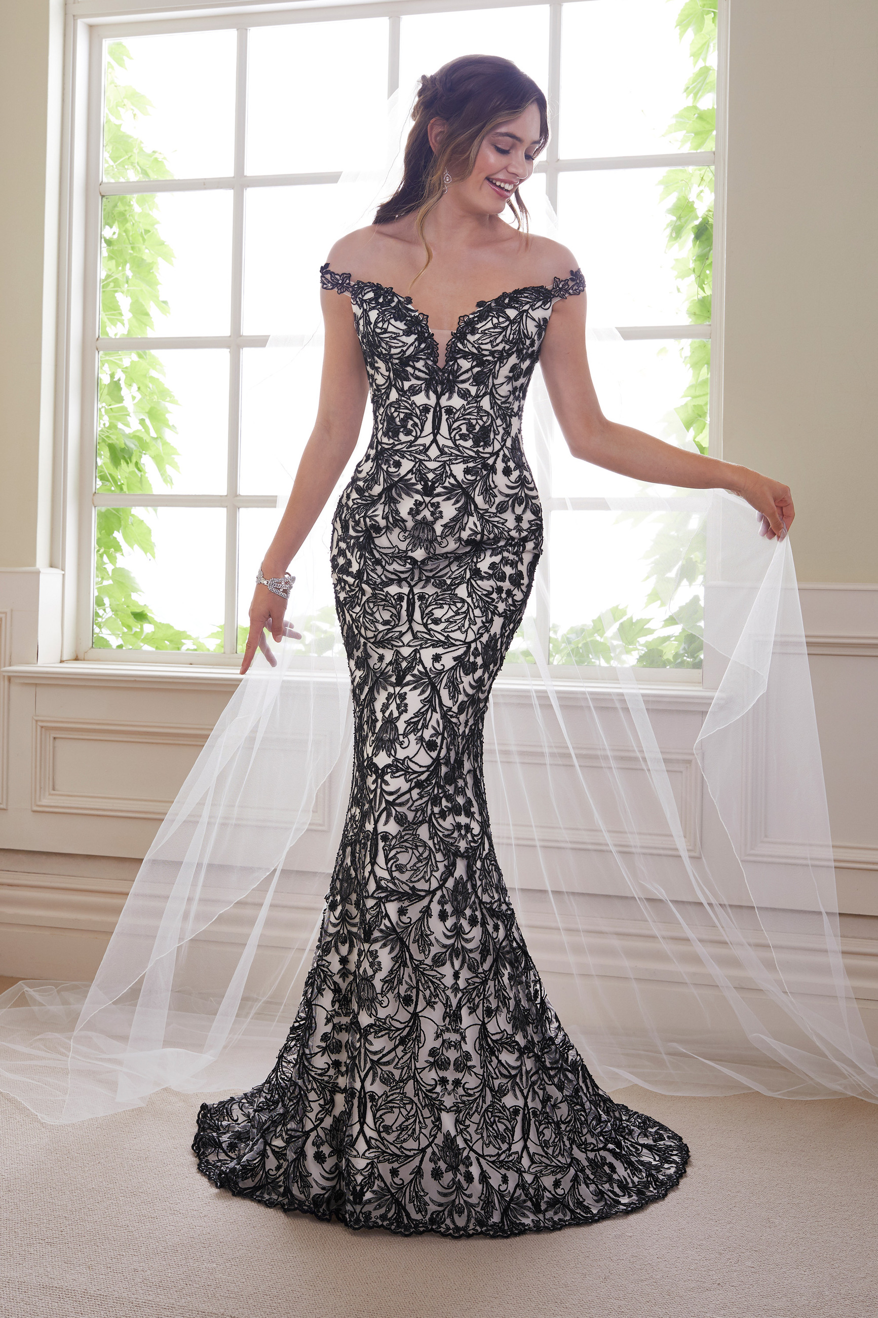 NS4487 Beautiful Black Wedding Dress Color - AliExpress